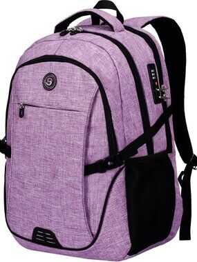 Anti Theft Laptop Backpack Travel Backpacks with Combination Lock for Women Men